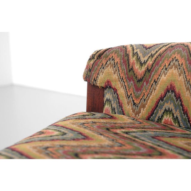 Armchair in Fabric and Wood, Italy, 1960s For Sale - Image 6 of 16