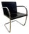 Mies Van Der Rohe Tubular Brno Black Leather 245 Chair for Knoll, 1980s For Sale