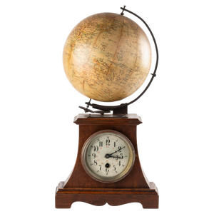 Antique Napoleon III Clock with Globe