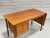 Mid Century Modern Teak Double Sided Desk | Expandable Danish Drop Leaf Desk, 1960's For Sale - Image 13 of 16