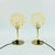 Magnificent and rare large mid-century modern bubble glass table lamp designed by Helena Tynell for Hustadt Leuchten...