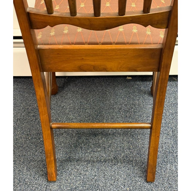 Late 20th Century Pennsylvania House Solid Cherry Dining Chairs - Set of 5 For Sale - Image 9 of 12