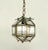 Italian Brass and Cut Glass Pendant Lamp, 1960s For Sale - Image 8 of 14