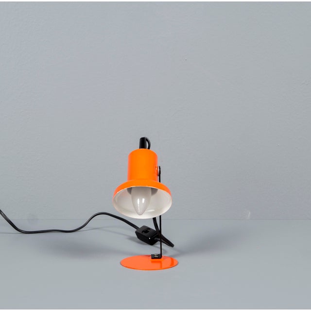 German Orange Desk Lamp from Brilliant Leuchten, 1950s For Sale - Image 9 of 15