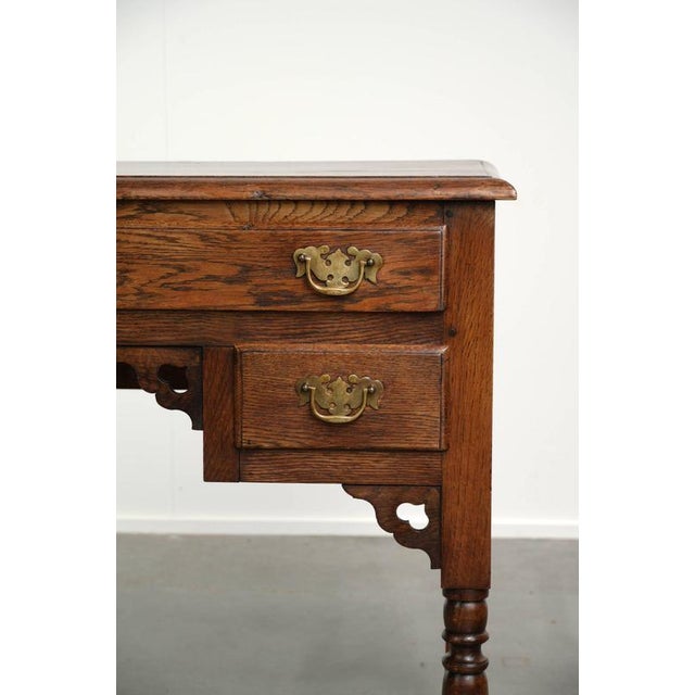 18th Century English Oak Lowboy For Sale - Image 9 of 13