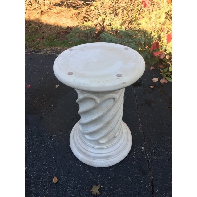 Glass 1970’s Column Pedestal Glass Top Dining Set - 5 Pieces For Sale - Image 7 of 11