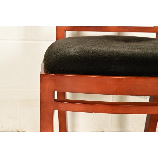 Bernhardt Regency Carved Mahogany Side Chairs or Dining Chairs | Pair For Sale - Image 9 of 15