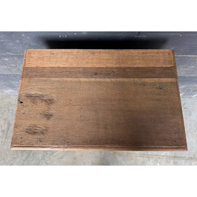 Wood Small Antique French Oak Chest of Drawers, 1830s For Sale - Image 7 of 12