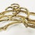Gold Art Deco Brass Coat Hanger Set, 1960s, Set of 4 For Sale - Image 8 of 9