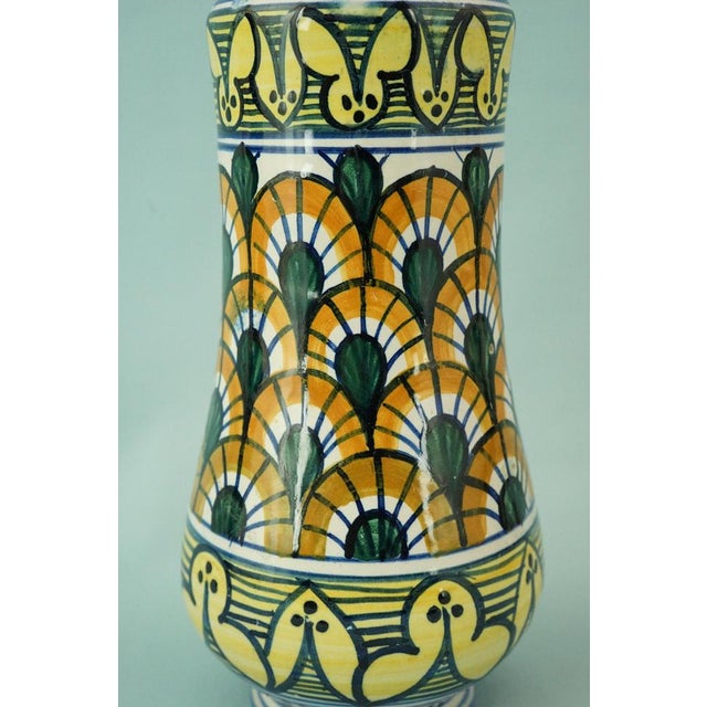 Majolica Ceramic Pharmacy Jar by the Mastro Giorgio Workshop of Gubbio, 1940s For Sale - Image 18 of 18