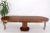 Drexel Burl Walnut Three Extension Boards Single Pedestal Round Dining Table For Sale - Image 4 of 13