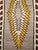 Vintage Native American Navajo Rug, Eye Dazzler Pattern, Wool & Cotton, Tribal Wall Art, 3x5 For Sale - Image 4 of 11