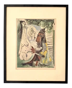 Vintage Framed Picasso Print