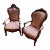 Mid 19th Century Victorian Carved Rosewood Parlor Chair Set For Sale