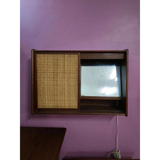 Wood Vintage Danish Mirror by Arne Wahl Iversen, 1960s For Sale - Image 7 of 7