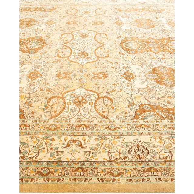 Solo Rugs Mogul, One-of-a-Kind Hand-Knotted Area Rug - Yellow, 8' 3" x 10' 8" For Sale - Image 4 of 8