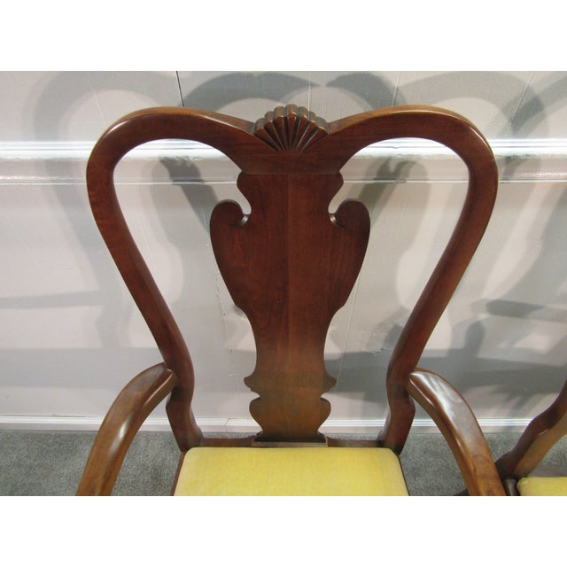 Wood Pennsylvania House Set of Six Solid Cherry Dining Chairs For Sale - Image 7 of 10