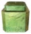 Vintage Italian Mid Century Barware Marbled Green Hexagonal Lacquereare / Lacquered Ice Bucket For Sale