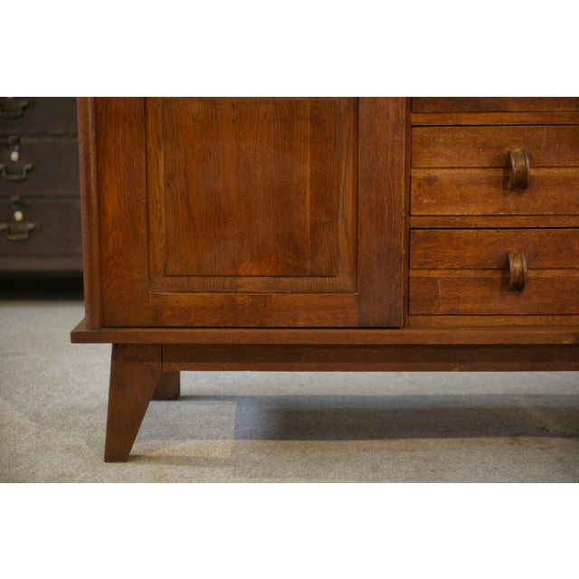 Rene Gabriel Reconstruction Oak Buffet by René Gabriel, 1940s For Sale - Image 4 of 12