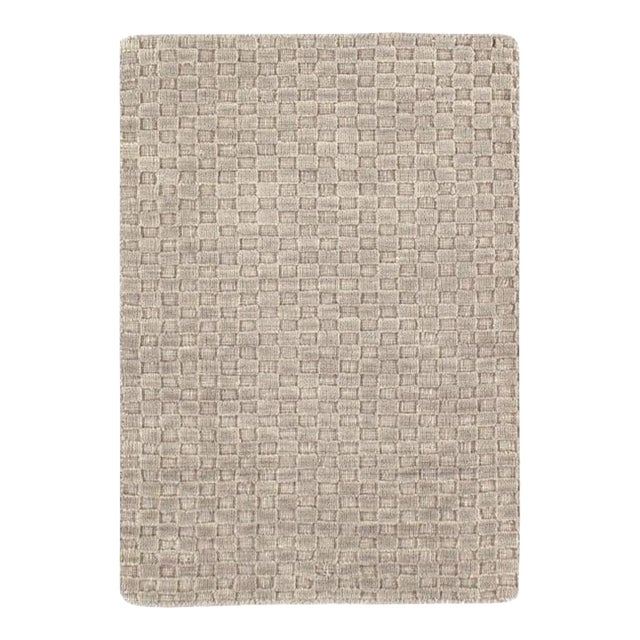 Pasargad DC Modern Bamboo Silk Hand-Made Indo Rug For Sale