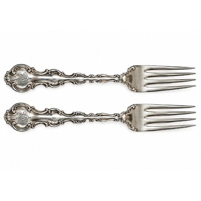 Early 20th Century Early 20th Century Gorham Sterling Silver Flatware Set - 125 Pcs For Sale - Image 5 of 11