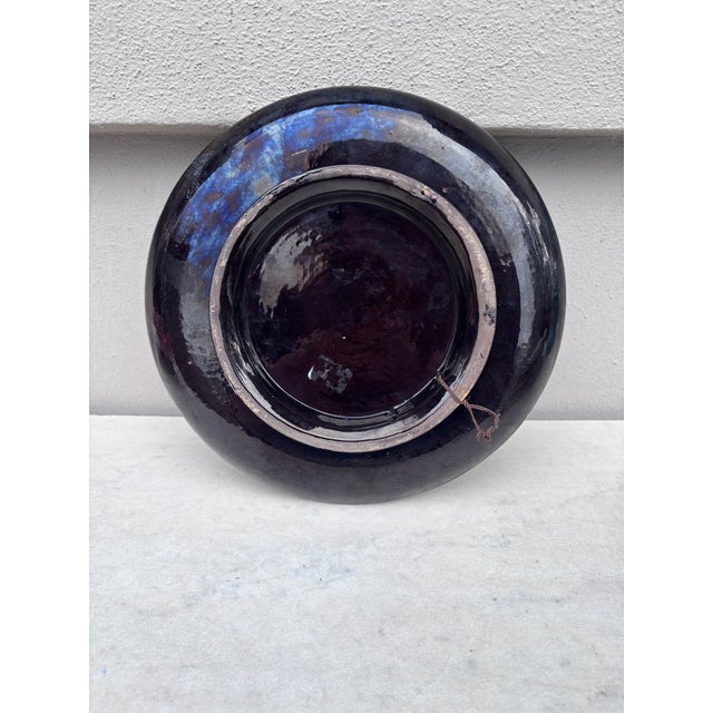 Late 19th Century 19th Century French Majolica Pottery Cherries & Strawberries Platter For Sale - Image 5 of 5