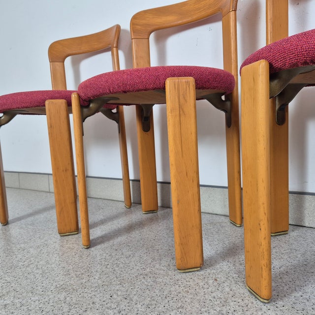 Wood Vintage Dining Chair by Bruno Rey for Kusch+Co, 1980s For Sale - Image 7 of 11