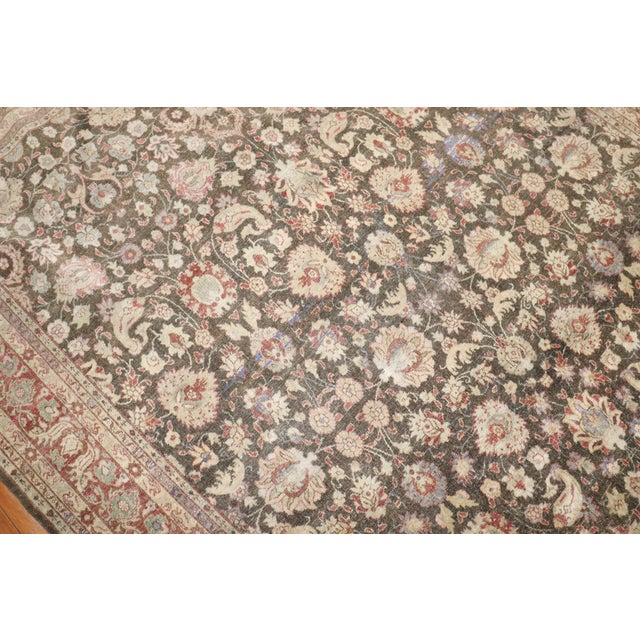 Mid 20th Century Brown Turkish Sivas Rug For Sale - Image 14 of 18