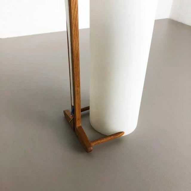 Teak and Glass Wall Sconce by Uno & Östen Kristiansson for Luxus, Sweden For Sale - Image 11 of 18