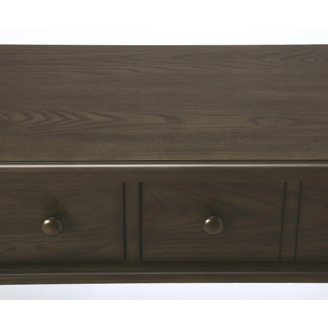 Talia Coffee Console Table, Dark Brown Chairish