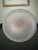 Vintage Late 20th Century Frosted Pink Glass Dessert Pedestal Bowl For Sale - Image 10 of 10