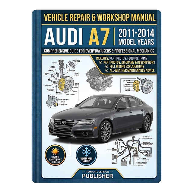 Audi A7 2011-2014 Car Repair Manual, Workshop Guide Book For Sale