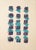 A modern Op Art screenprint in colors on wove paper titled "Star of Peace" by Israeli artist Yaacov Agam. Hand signed in...