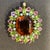 Estate Buccellati GIA Certified Orange Citrine, Diamond Pin/Pendant 18KG 21.8gm For Sale - Image 13 of 18