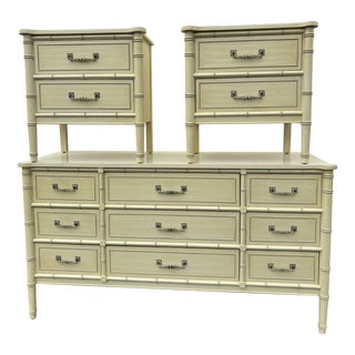 Henry Link Bali Hai Bedroom Set For Sale