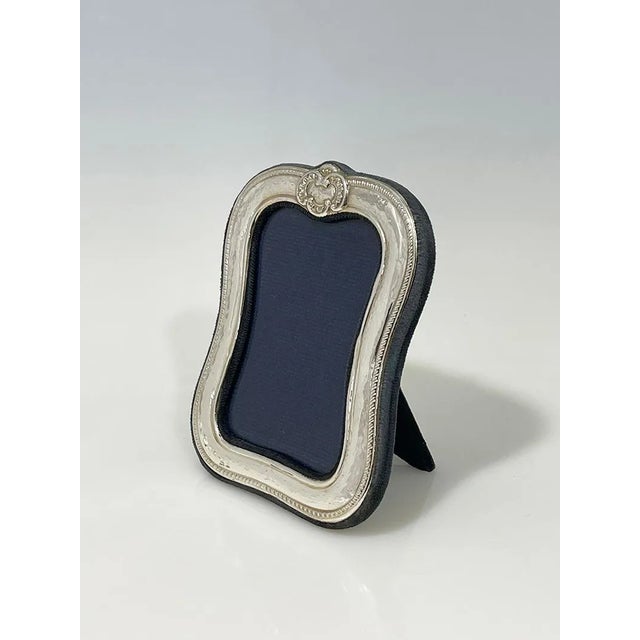 Metal Italian Silver Photo / Picture Frame by Livi Giancarlo, Firenze, 1960s For Sale - Image 7 of 8