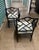 Mid-Century Modern Pair of Mid 20th Century Ebony Bamboo Inspired Armchairs For Sale - Image 3 of 7