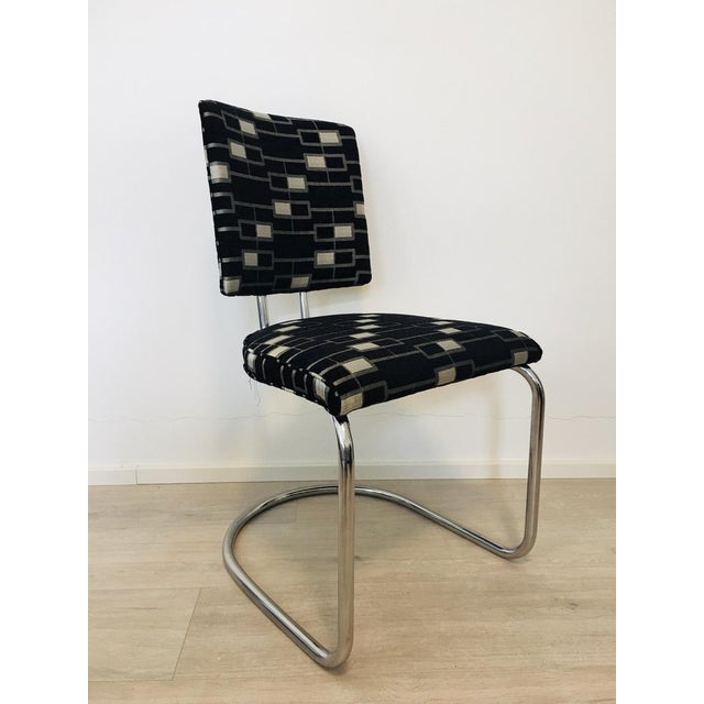 1950s Tubular Chair by Fritz August Brehaus De Groot for Slezakovy Zavody, 1950s For Sale - Image 5 of 14