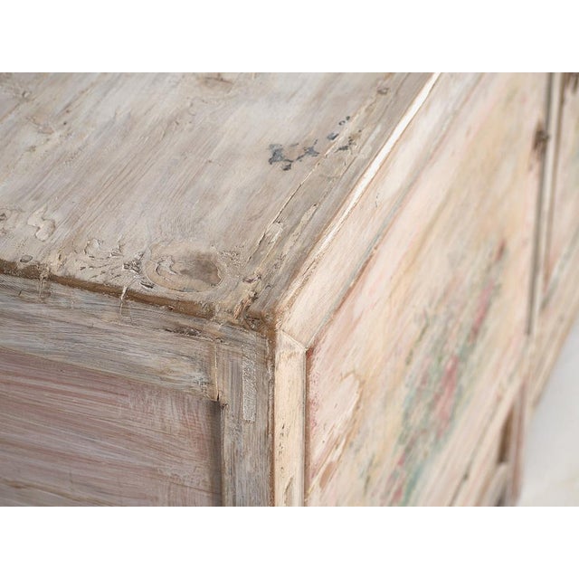 Antique White Wooden Sideboard, 1870s For Sale - Image 4 of 18