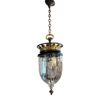 Vintage Three Light Caldwell Hanging Fixture For Sale
