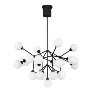 Visual Comfort Modern Mara Chandelier LED Matte Black For Sale