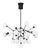 Visual Comfort Modern Mara Chandelier LED Matte Black For Sale