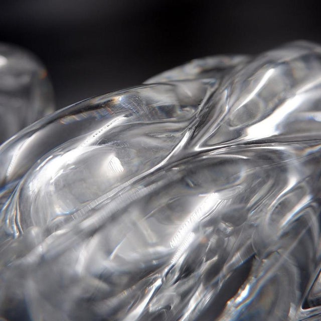 Clear Crystal Vases by Antonio & Guido Bon for Val St Lambert - 1960s, Set of x For Sale - Image 9 of 10