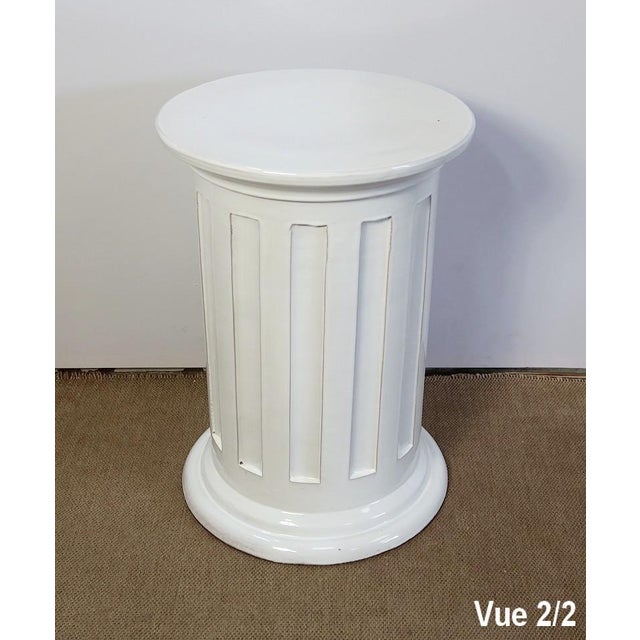 20th Century Column in Enameled Ceramic For Sale - Image 12 of 14