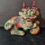 Asian Vintage Shiwan Ware Foo Dog Statues | Pair of Ceramic Guardian Lions / Pixiu | 8" Tall For Sale - Image 3 of 9