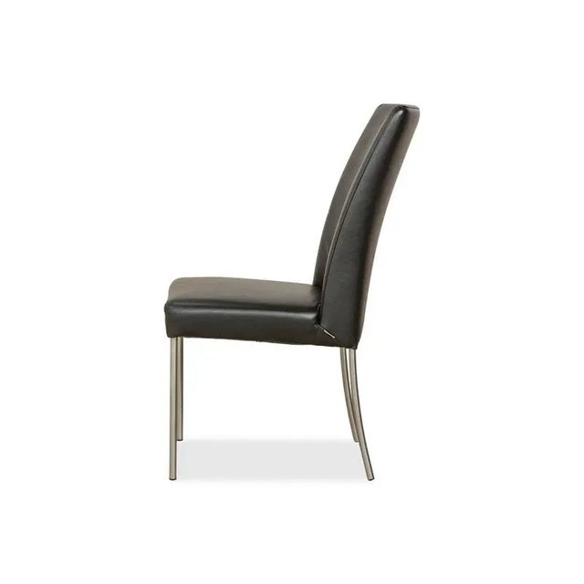 Black Leather Chairs from Bert Plantagie, Set of 4 For Sale - Image 9 of 11