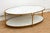 1970s Juliet Gilded Two-Tier Oval Marble Coffee Table For Sale - Image 5 of 12