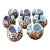 Vintage Sliced Shell Napkin Holders - Set of 8 For Sale