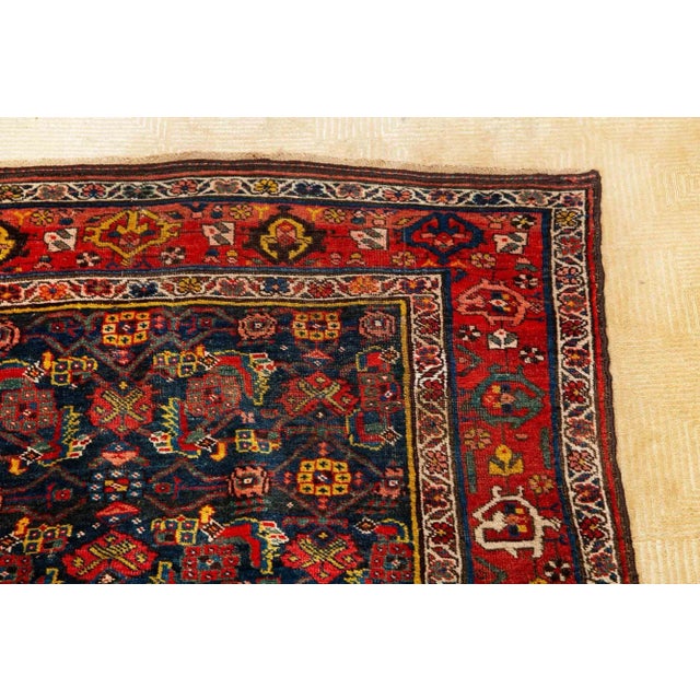Persian Antique Bidjar Bijar Runner Rug Carpet Circa 1920 | 9.25’ X 4.5' For Sale - Image 10 of 12