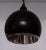 Vintage Pendant Lamp in Black Painted Metal, 1970s For Sale - Image 3 of 5